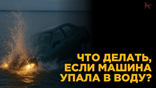 Что делать, когда автомобиль упал в воду?