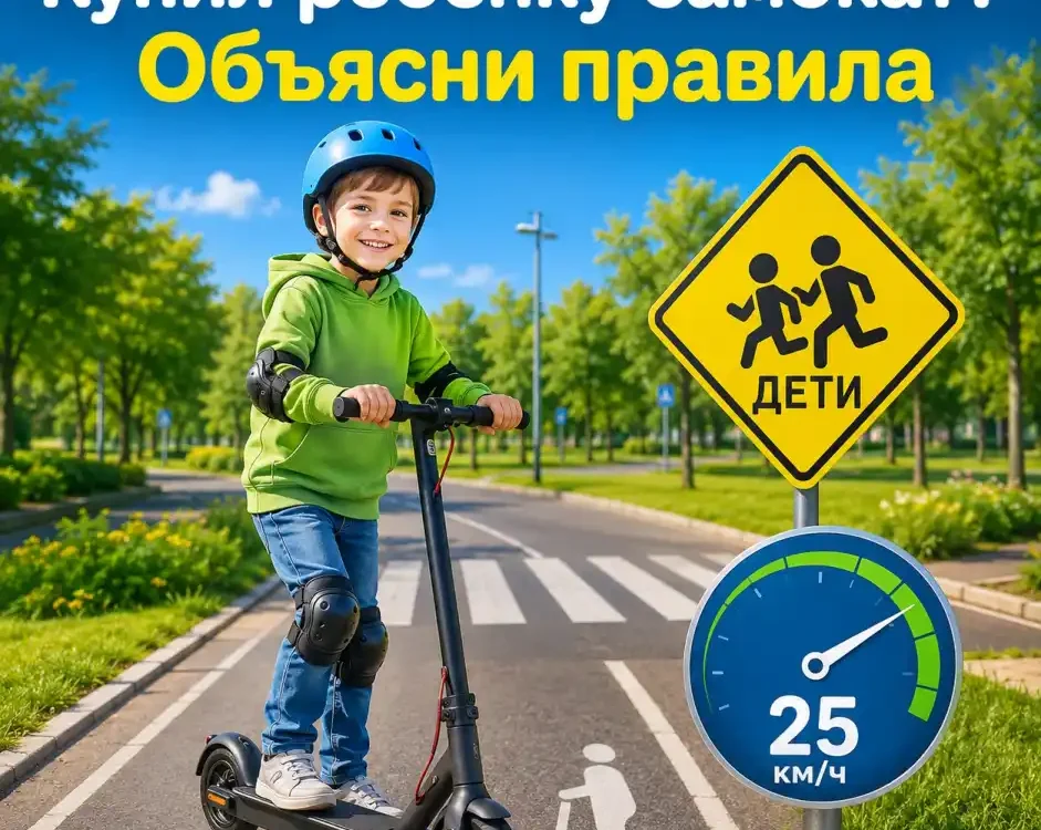 Объяснили правила, прежде чем купить ребёнку самокат?
